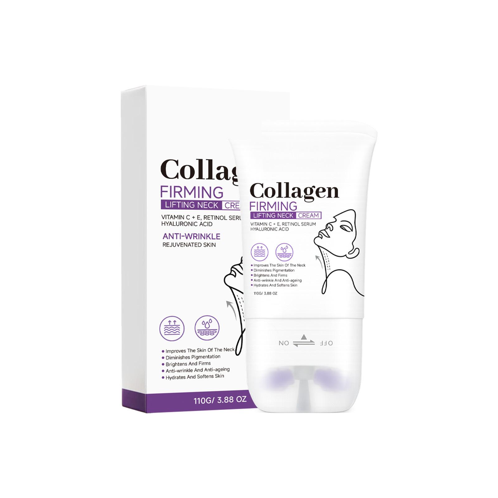 Collagen Firming Lifting Neck Cream with Vitamin C E Retinol Serum and Hyaluronic Acid Anti-Wrinkle Rejuvenated Skin Treatment 110g one size білий
Collagen Firming Lifting Neck Cream with Vitamin C E Retinol Serum and Hyaluronic Acid Anti-Wrinkle Rejuvenated Skin Treatment 110g one size білий