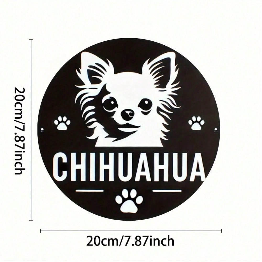 1pc Chihuahua Aluminum Foil Carved Wall Art, Waterproof Durable Home Kitchen Decor, Gift for Dog Lovers 20x20 різнокольоровий
1pc Chihuahua Aluminum Foil Carved Wall Art, Waterproof Durable Home Kitchen Decor, Gift for Dog Lovers 20x20 різнокольоровий