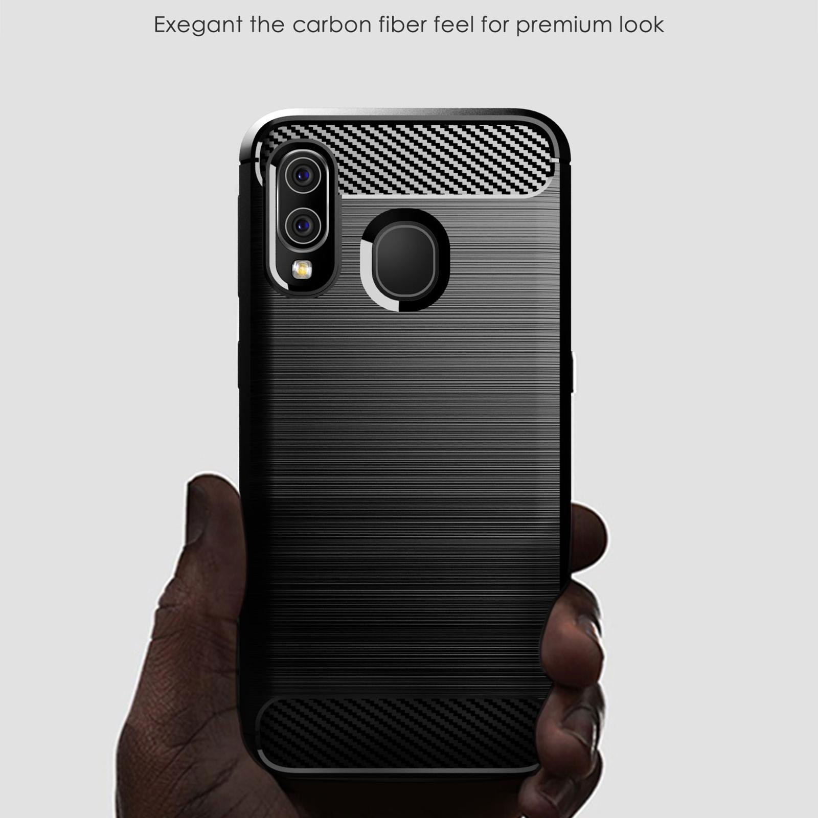 1.8mm Heat Dissipation TPU Case Ultra Thin Scratch-Resistant Carbon Fiber Texture Brushed Surface Phone Cover for Samsung Galaxy A40 Blue
1.8mm Heat Dissipation TPU Case Ultra Thin Scratch-Resistant Carbon Fiber Texture Brushed Surface Phone Cover for Samsung Galaxy A40 Blue