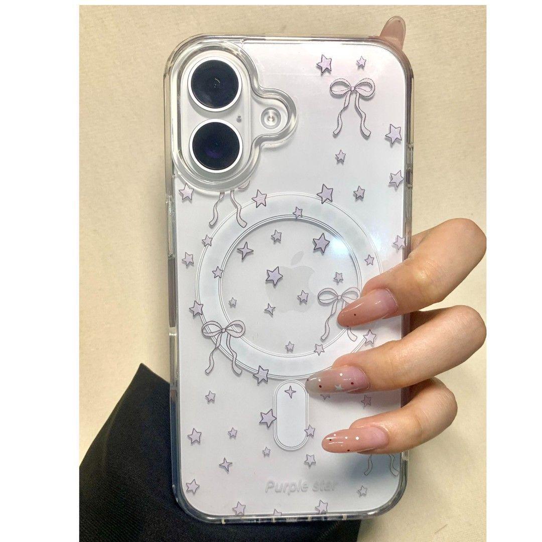 Pink Bow Star Magnetic Drop-Proof Apple 17 Pro Max Phone Case with Buttons, Compatible with iPhone 15-17 Apple 12
Pink Bow Star Magnetic Drop-Proof Apple 17 Pro Max Phone Case with Buttons, Compatible with iPhone 15-17 Apple 12