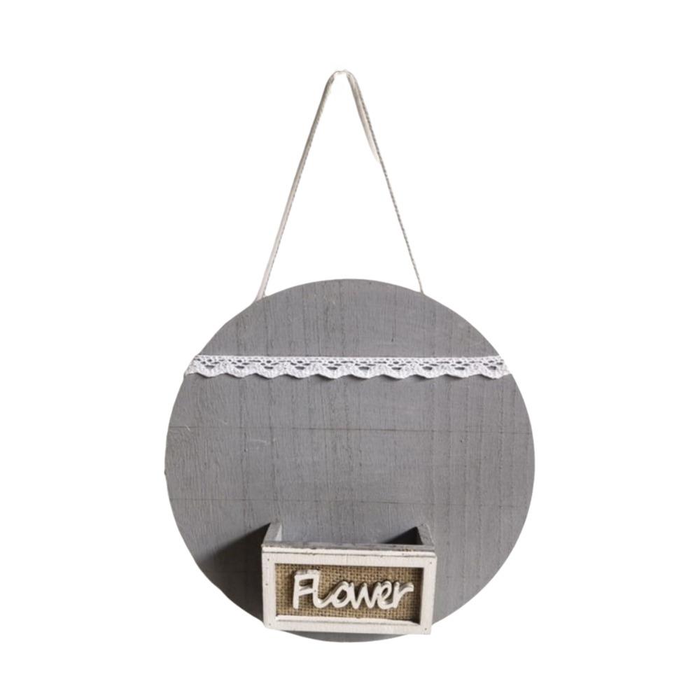 Wood Wall Decoration Flower Basket Round Decorative Wall Hanging Planter Wall Mounted Wall Hanging Flower Pots сірий
Wood Wall Decoration Flower Basket Round Decorative Wall Hanging Planter Wall Mounted Wall Hanging Flower Pots сірий