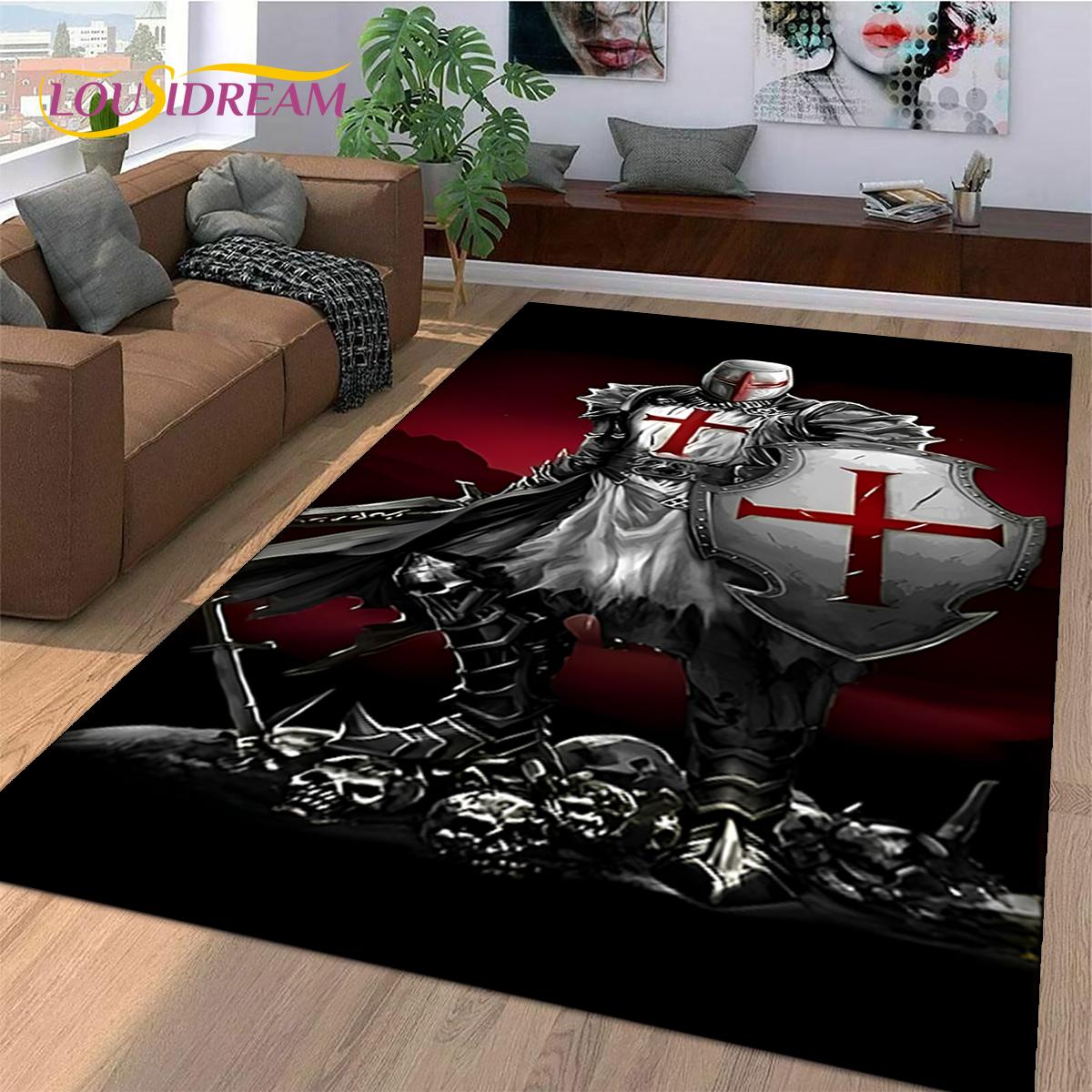 Knight Templar Cavalier Crusaders Cartoon Rug Carpet for Living Room Bedroom Decor,Non-slip Decoration for Sofa Doormat Gift Kid 80x120cm( 31x47in)
Knight Templar Cavalier Crusaders Cartoon Rug Carpet for Living Room Bedroom Decor,Non-slip Decoration for Sofa Doormat Gift Kid 80x120cm( 31x47in)