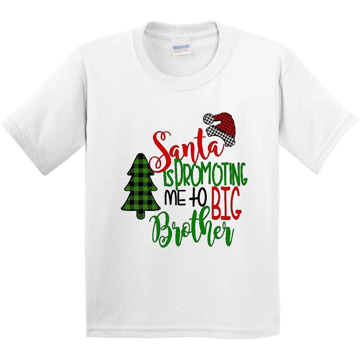Inktastic Santa Is Promoting Me To Big Brother Green Plaid Tree Youth kids boys T-Shirt 100
Inktastic Santa Is Promoting Me To Big Brother Green Plaid Tree Youth kids boys T-Shirt 100