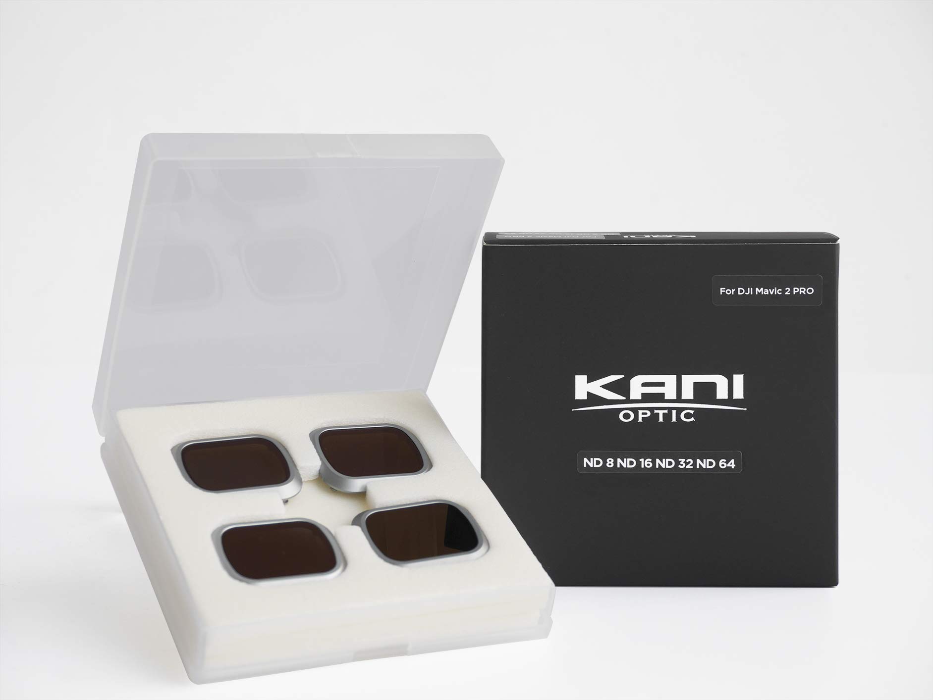 KANI ND Filter Set for DJI Mavic 2pro for Drone Aerial Photography (ND8, ND16, ND32, ND64)
KANI ND Filter Set for DJI Mavic 2pro for Drone Aerial Photography (ND8, ND16, ND32, ND64)