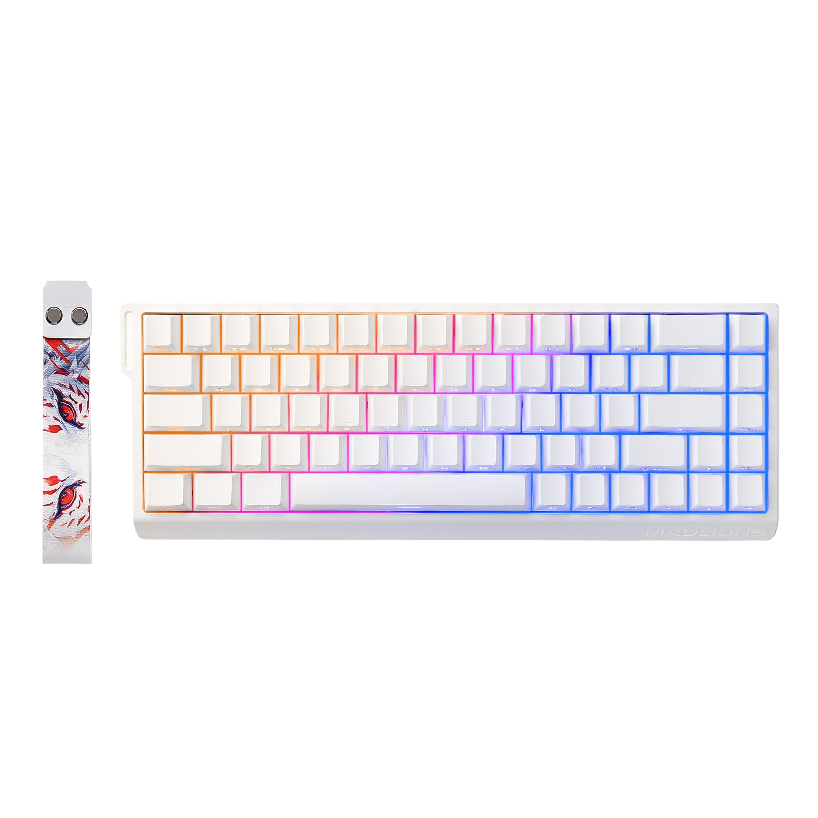 YUNZII x MADLIONS MAD68 HE Wired Magnetic Switch Mechanical Gaming Keyboard Layout Hall Effect Magnetic Switch Adjustable Actuation Point PBT Keycaps білий
YUNZII x MADLIONS MAD68 HE Wired Magnetic Switch Mechanical Gaming Keyboard Layout Hall Effect Magnetic Switch Adjustable Actuation Point PBT Keycaps білий
