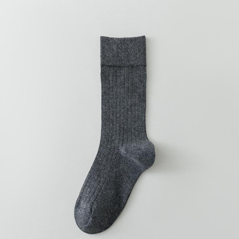 24 Spring And Summer Thin Striped Socks Women S Solid Color Vertical Pattern Breathable Medium Tube Cotton Socks Miu Wind Simple Stockings Stacking One size fits all темно-серого
24 Spring And Summer Thin Striped Socks Women S Solid Color Vertical Pattern Breathable Medium Tube Cotton Socks Miu Wind Simple Stockings Stacking One size fits all темно-серого