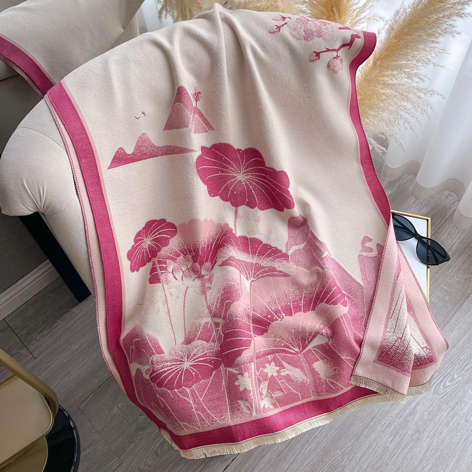 Korean Version Of Jacquard Warm Fashion Temperament Scarf Dual-Purpose Air-Conditioned Room Shawl Thickened Shawl 180cm
Korean Version Of Jacquard Warm Fashion Temperament Scarf Dual-Purpose Air-Conditioned Room Shawl Thickened Shawl 180cm