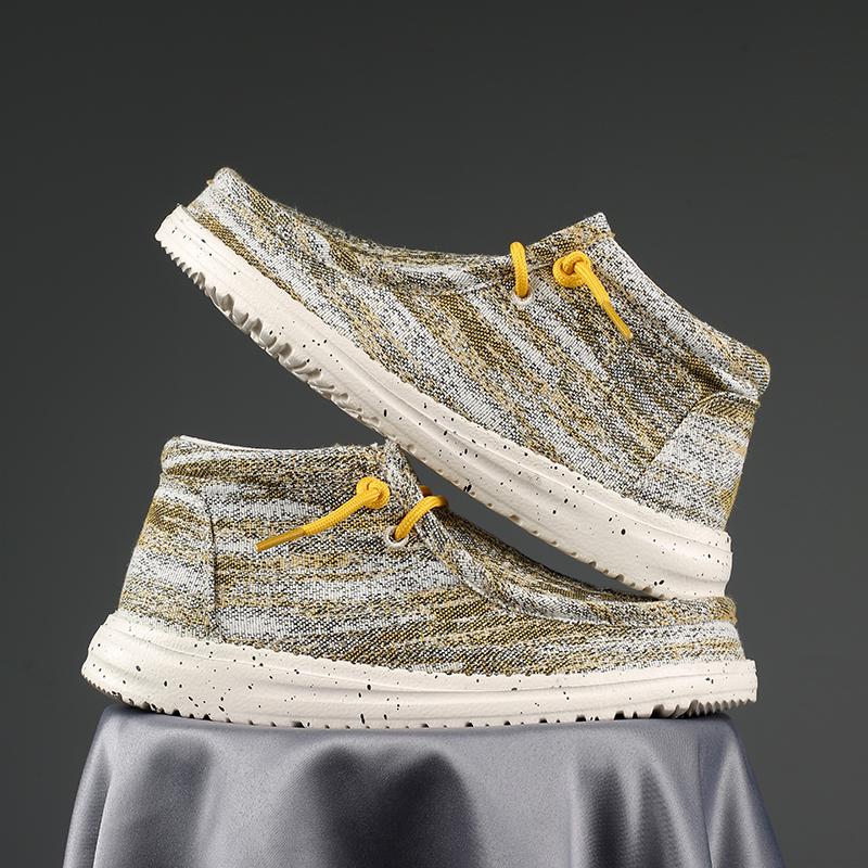 Весенние новые женские туфли на высокой платформе, лоферы с одним шагом, модная ленивая обувь, удобные и универсальные спортивные парусиновые туфли 36 жёлтый
Весенние новые женские туфли на высокой платформе, лоферы с одним шагом, модная ленивая обувь, удобные и универсальные спортивные парусиновые туфли 36 жёлтый