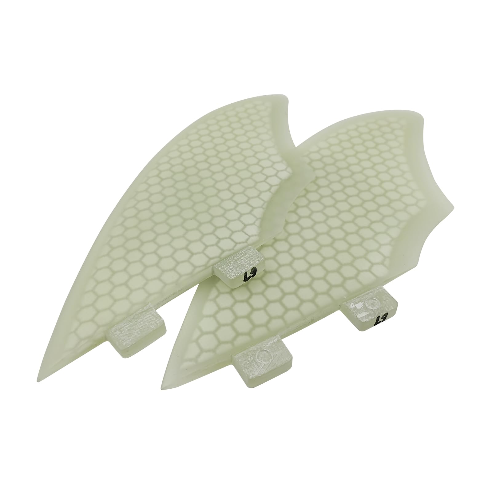 Keel Fin 2-Fin Set (2 Fins) for Surfing, Thruster, and Surfboard Fins, FUTURE & FCS & FCS2 (White FCS)
Keel Fin 2-Fin Set (2 Fins) for Surfing, Thruster, and Surfboard Fins, FUTURE & FCS & FCS2 (White FCS)