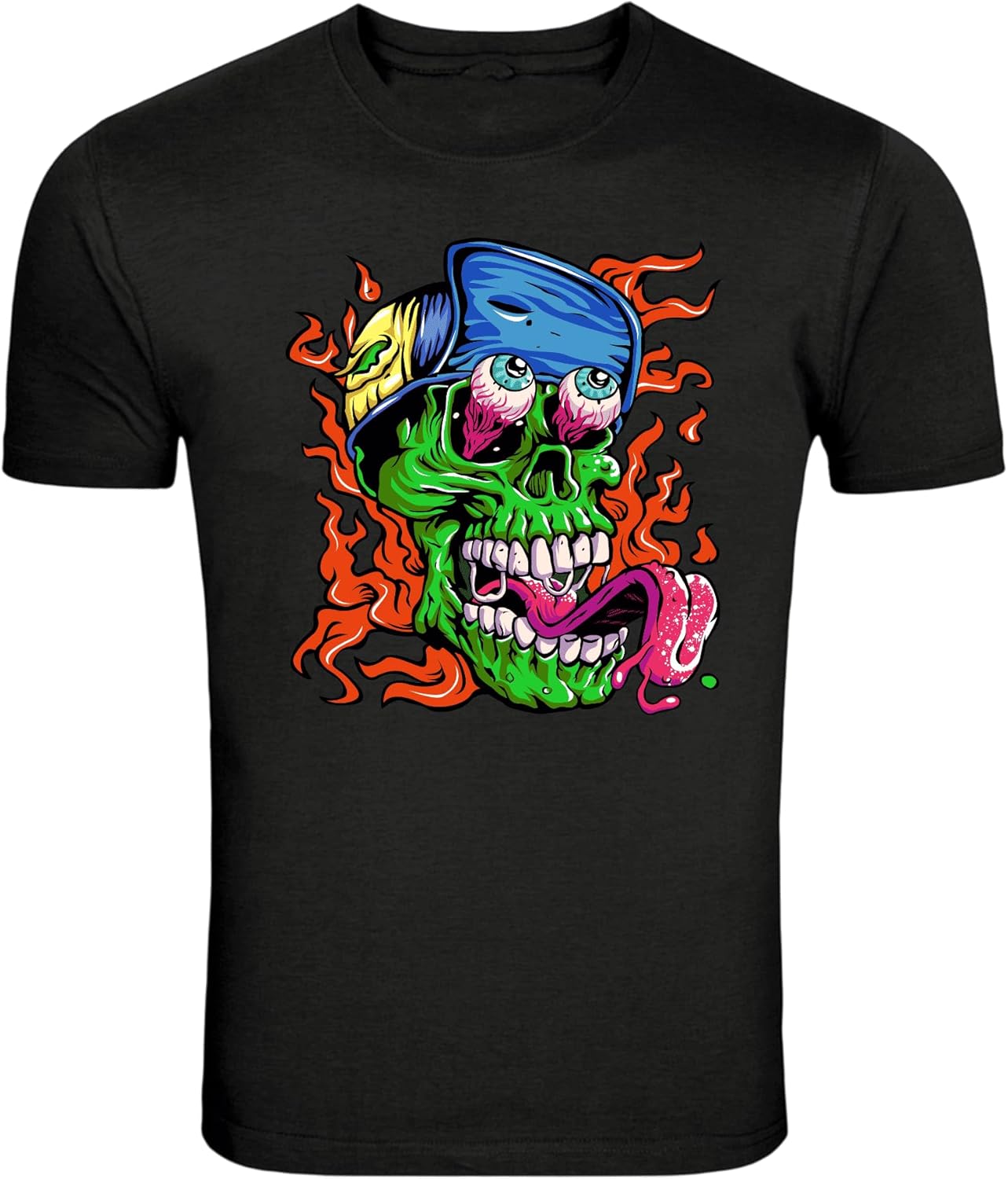 Zombie Skull Fire Eyes Graphic T-Shirt 5XL різнокольоровий
Zombie Skull Fire Eyes Graphic T-Shirt 5XL різнокольоровий