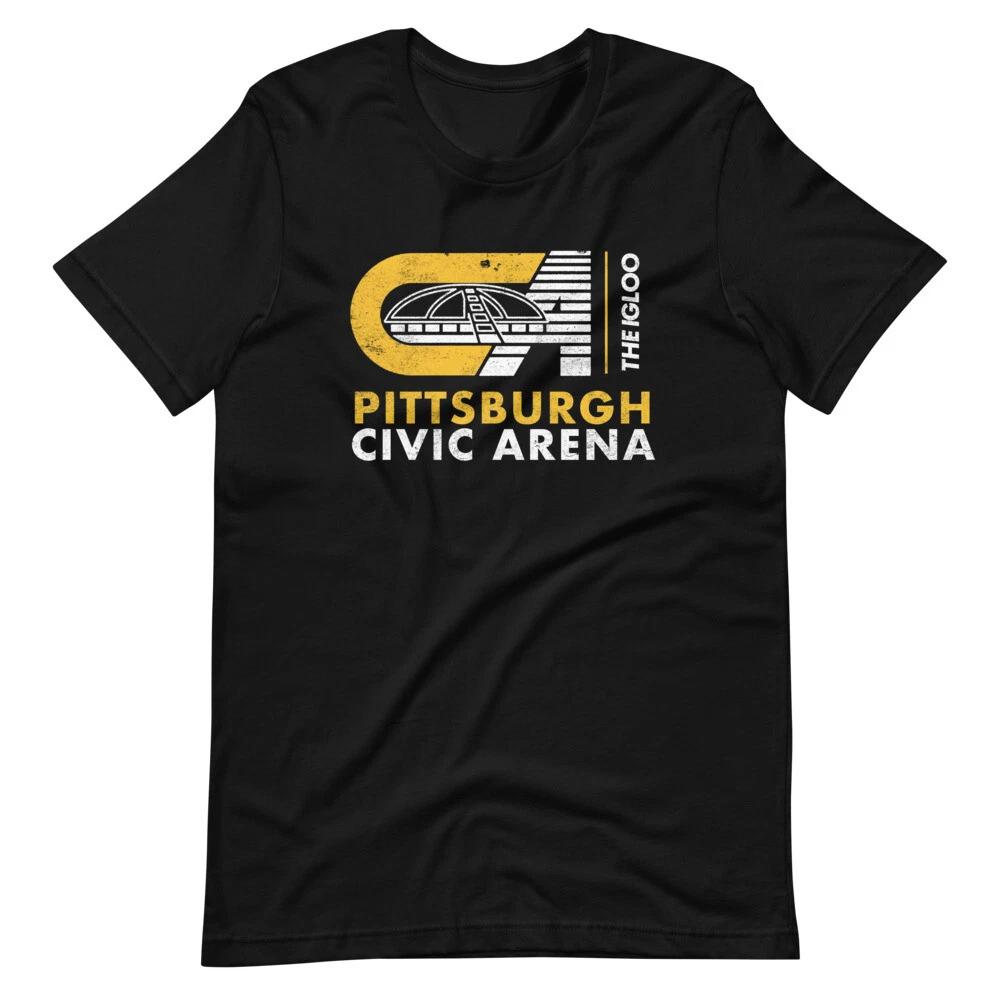 PITTSBURGH CIVIC ARENA The Igloo Stadium Graphic Tee Short-Sleeve Unisex 100% Cotton T-shirt Mens Tees Top XL
PITTSBURGH CIVIC ARENA The Igloo Stadium Graphic Tee Short-Sleeve Unisex 100% Cotton T-shirt Mens Tees Top XL