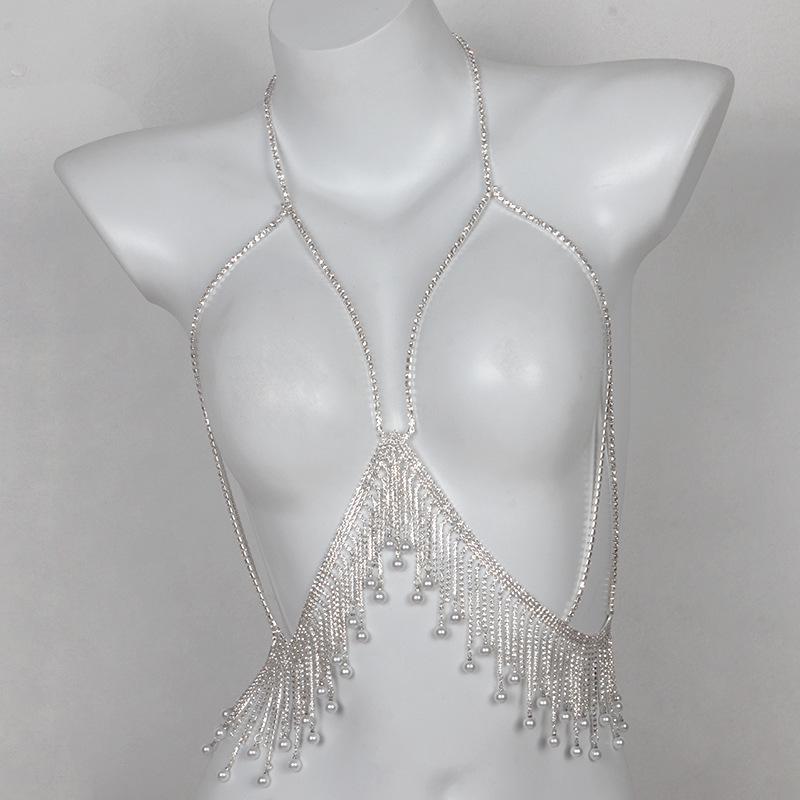 Pearl Tassel Claw Chain Body Jewelry - European & American Style for Evening Parties золотой
Pearl Tassel Claw Chain Body Jewelry - European & American Style for Evening Parties золотой