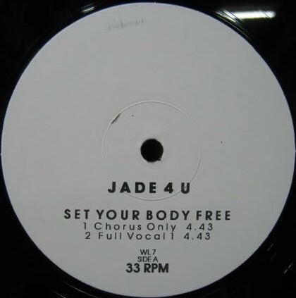 12inch Record JADE 4U Set Your Body Free WL7 WL Records Belgium Dance Electronica Used
12inch Record JADE 4U Set Your Body Free WL7 WL Records Belgium Dance Electronica Used