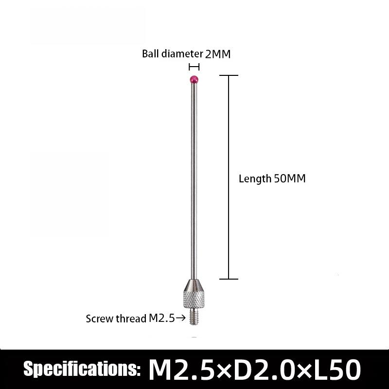 2 мм рубиновый вольфрам стальная головка внешний диаметр 10 мм 20 мм измерение длины M2.5 резьба микрометр высота рычаг циферблат контрольный наконечник калибра индикатор зонд as the picture
2 мм рубиновый вольфрам стальная головка внешний диаметр 10 мм 20 мм измерение длины M2.5 резьба микрометр высота рычаг циферблат контрольный наконечник калибра индикатор зонд as the picture
