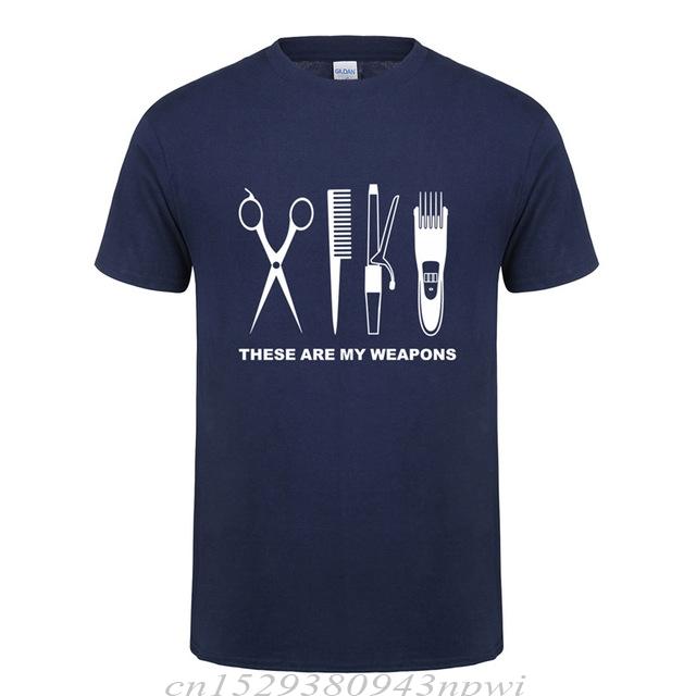 Barber Funny TShirt Men Short Sleeve ONeck Cotton Harajuku Casual Hairdresser Weapon T Shirt Scissors Clothing Summer Tops Tee 4XL
Barber Funny TShirt Men Short Sleeve ONeck Cotton Harajuku Casual Hairdresser Weapon T Shirt Scissors Clothing Summer Tops Tee 4XL