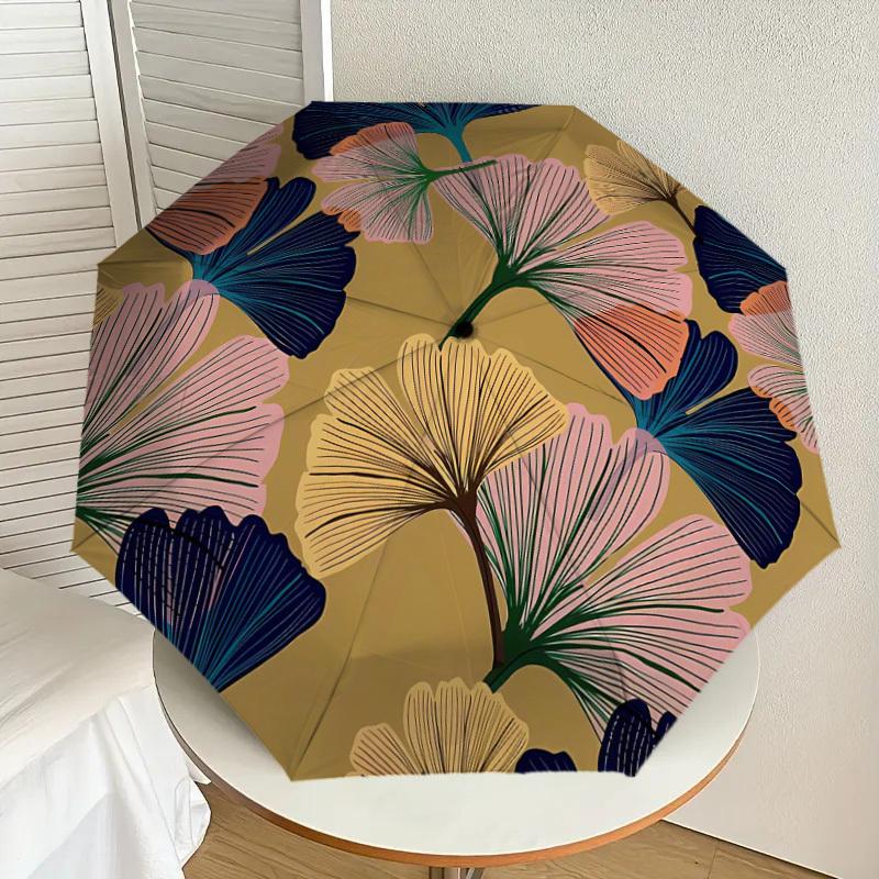 1pc Ginkgo Leaf Pattern Design Umbrella with Plastic Handle,Suitable for All Seasons Home Travel Outdoor UmbrellaDD565
1pc Ginkgo Leaf Pattern Design Umbrella with Plastic Handle,Suitable for All Seasons Home Travel Outdoor UmbrellaDD565
