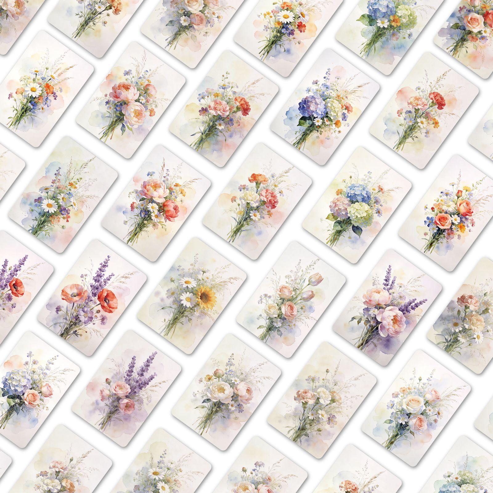 Soft Watercolor Bouquet Healing Card 36 Sets Wind Hand Account Material Wall Decoration Universal Blessing Card RXHB0179
Soft Watercolor Bouquet Healing Card 36 Sets Wind Hand Account Material Wall Decoration Universal Blessing Card RXHB0179