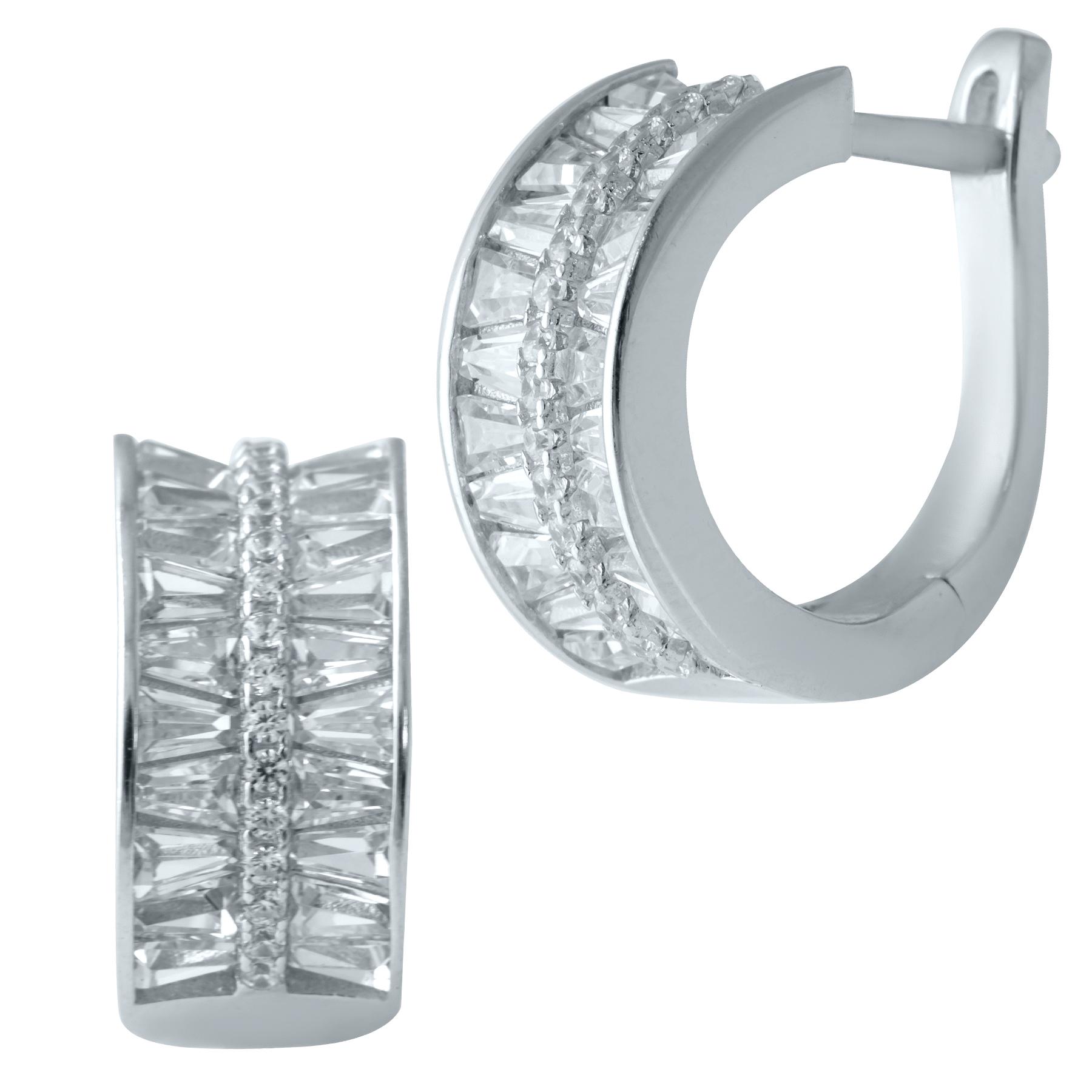 Срібні сережки з фіанітами (1909300) білий
Срібні сережки з фіанітами (1909300) білий