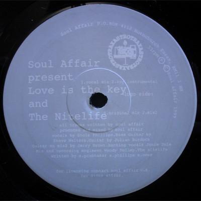 12inch Record SOUL AFFAIR - Love Is The Key / The Nitelife ATT005 Astrotrax 1999 UK Dance & Electronica Used
12inch Record SOUL AFFAIR - Love Is The Key / The Nitelife ATT005 Astrotrax 1999 UK Dance & Electronica Used