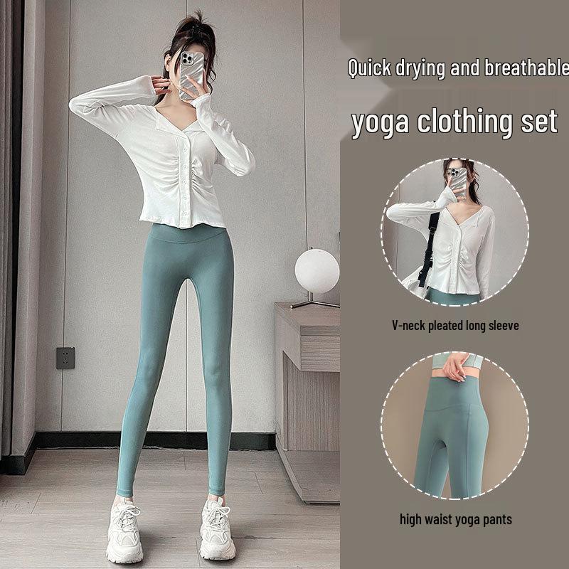 2024 Women s High-End Yoga Set: V-Neck Cardigan & Pants for Morning Runs & Pilates Medium
2024 Women s High-End Yoga Set: V-Neck Cardigan & Pants for Morning Runs & Pilates Medium