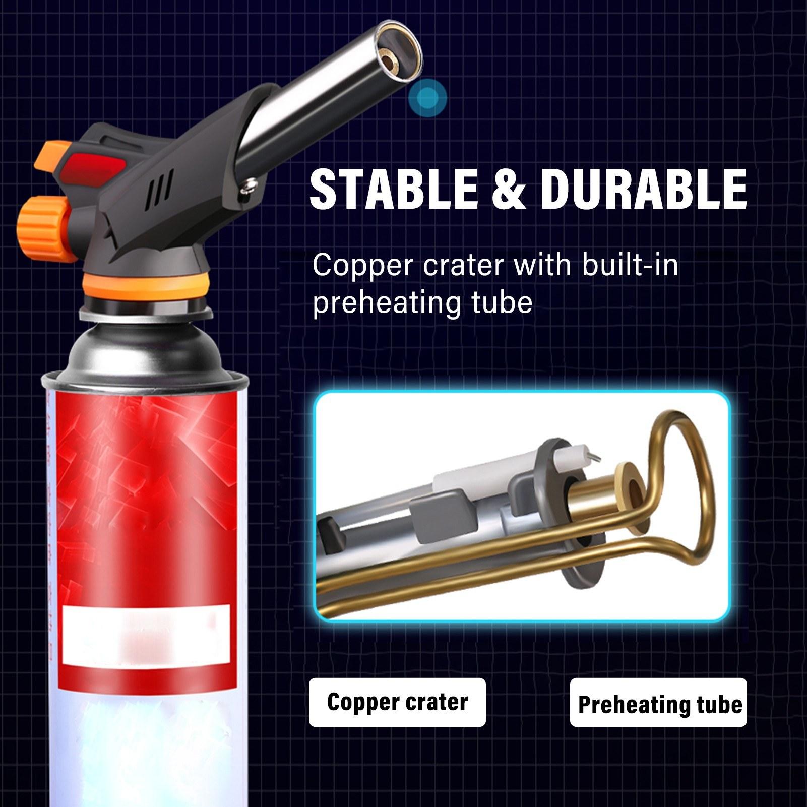 Butane Torch Kitchen Torch Lighter Adjustable Flame No Leaking Reversible Culinary Torch For Cooking Baking Barbecue Black
Butane Torch Kitchen Torch Lighter Adjustable Flame No Leaking Reversible Culinary Torch For Cooking Baking Barbecue Black