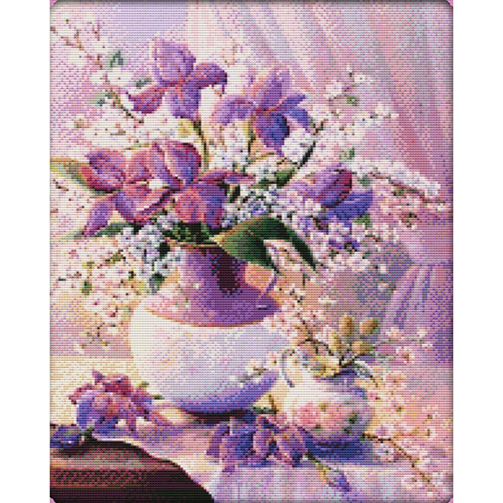 LF# Набор для вышивки крестом «Ваза» из эко-хлопка 14CT 36x46 см 
LF# Набор для вышивки крестом «Ваза» из эко-хлопка 14CT 36x46 см