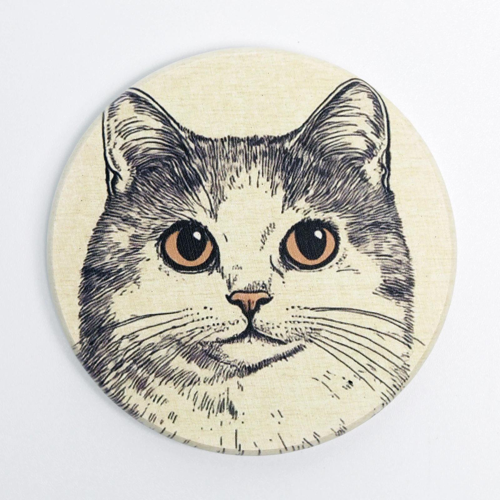 Круглые подставки Керамические кошачьи пробковые абсорбирующие изолированные защита стола нескользящие напитки кофе коврик кухонные принадлежности аксессуары
Круглые подставки Керамические кошачьи пробковые абсорбирующие изолированные защита стола нескользящие напитки кофе коврик кухонные принадлежности аксессуары