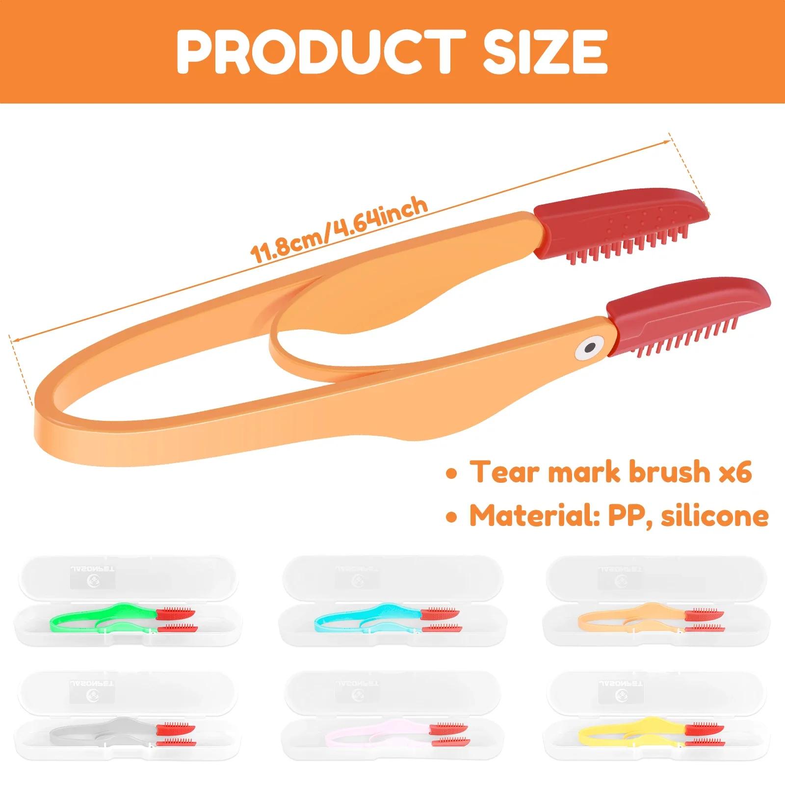 6 шт. Расческа-щетка для глаз собаки 11,8 см Мягкая силиконовая расческа для удаления слезных дорожек у питомцев Портативная расческа для ухода за глазами питомцев Многофункциональная расческа для питомцев
6 шт. Расческа-щетка для глаз собаки 11,8 см Мягкая силиконовая расческа для удаления слезных дорожек у питомцев Портативная расческа для ухода за глазами питомцев Многофункциональная расческа для питомцев