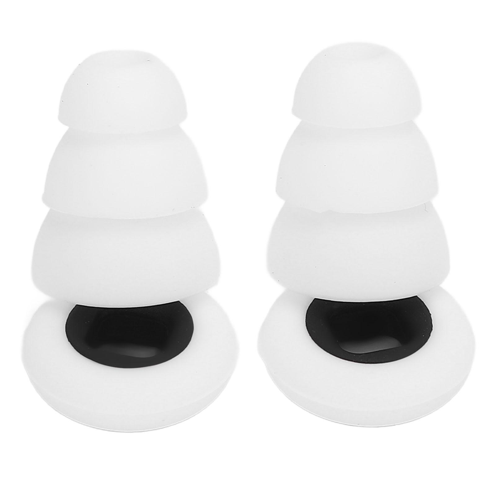 Silicone Earplugs for Sleeping Noise Cancelling Washable 3 Layer Ear Plugs for Travel Use White Black
Silicone Earplugs for Sleeping Noise Cancelling Washable 3 Layer Ear Plugs for Travel Use White Black