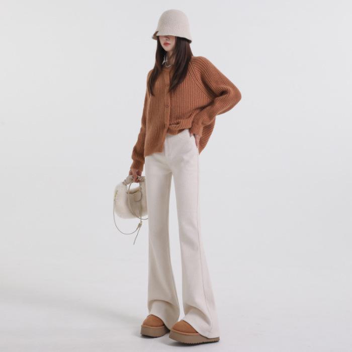 Осенний стиль женские эластичные расклешенные повседневные брюки с высокой талией XL
Осенний стиль женские эластичные расклешенные повседневные брюки с высокой талией XL