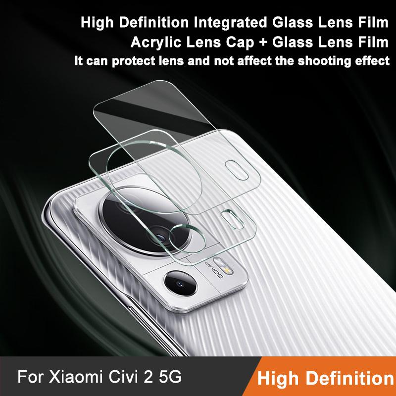 IMAK For Xiaomi 13 Lite/Civi 2 5G Integrated Camera Lens Protector Anti-Scratch HD Tempered Glass Lens Film+Acrylic Lens Cap Type A
IMAK For Xiaomi 13 Lite/Civi 2 5G Integrated Camera Lens Protector Anti-Scratch HD Tempered Glass Lens Film+Acrylic Lens Cap Type A