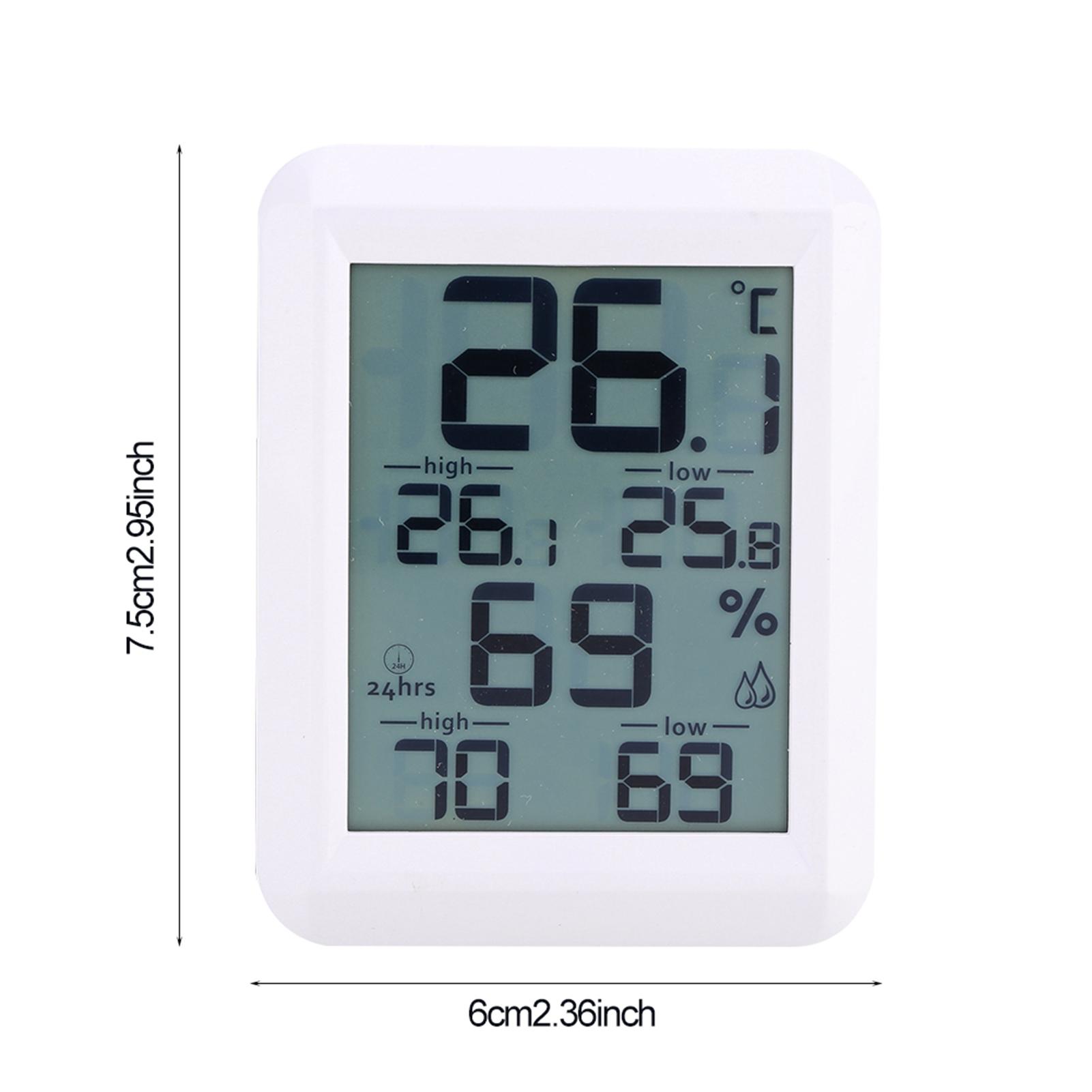 Digital Hygrometer Indoor Thermometer Humidity Monitor with Temperature Humidity Gauge
Digital Hygrometer Indoor Thermometer Humidity Monitor with Temperature Humidity Gauge