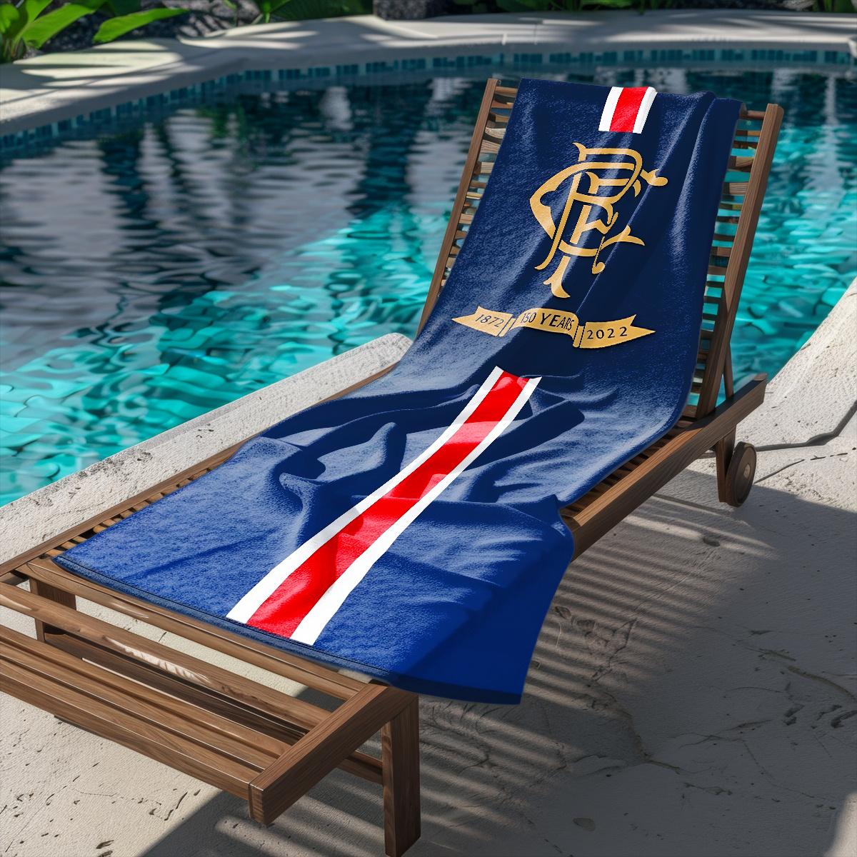 150th Anniversary Golden Emblem Beach Towel, Red and White Striped Quick-Dry Sand-Free Microfiber Bath Towel for Swim and Gym W30*H60(CM)
150th Anniversary Golden Emblem Beach Towel, Red and White Striped Quick-Dry Sand-Free Microfiber Bath Towel for Swim and Gym W30*H60(CM)