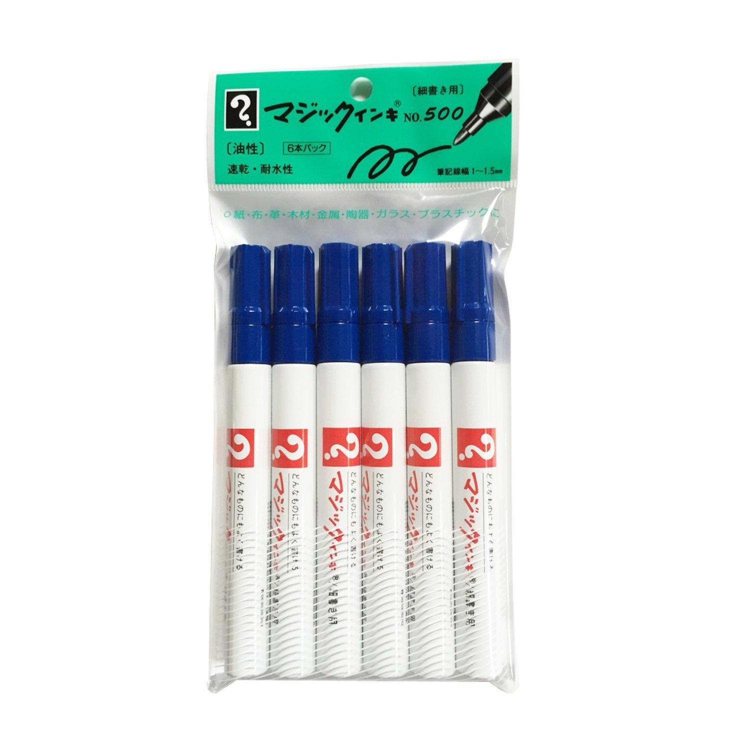 Teranishi Chemical Industry Marking Pen Magic Ink Blue 6 Pack Oil-based No.500 M500-T3-6P
Teranishi Chemical Industry Marking Pen Magic Ink Blue 6 Pack Oil-based No.500 M500-T3-6P