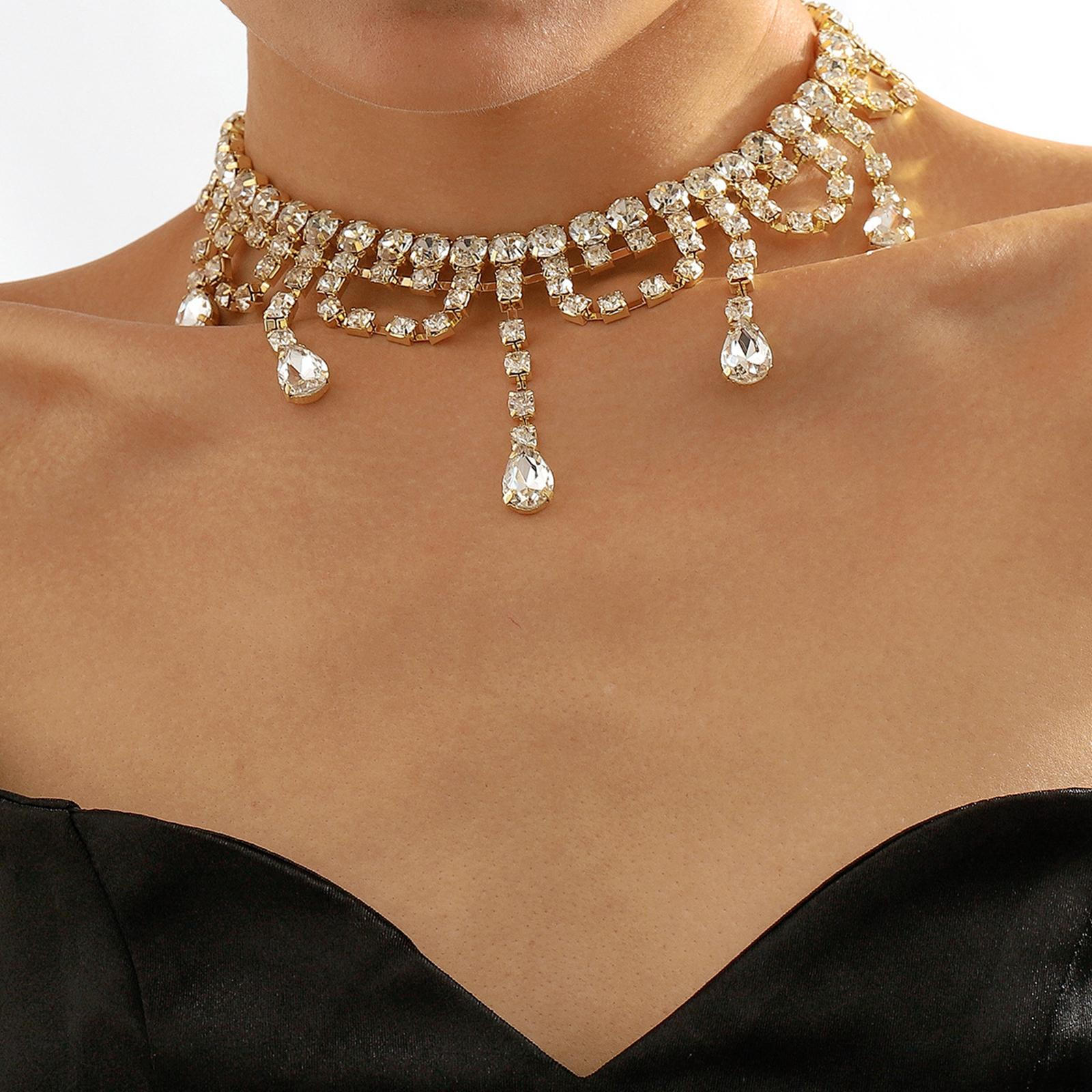 Necklace Decoration Fashion Dress Accessories for Birthday Bridal Women Aureate
Necklace Decoration Fashion Dress Accessories for Birthday Bridal Women Aureate
