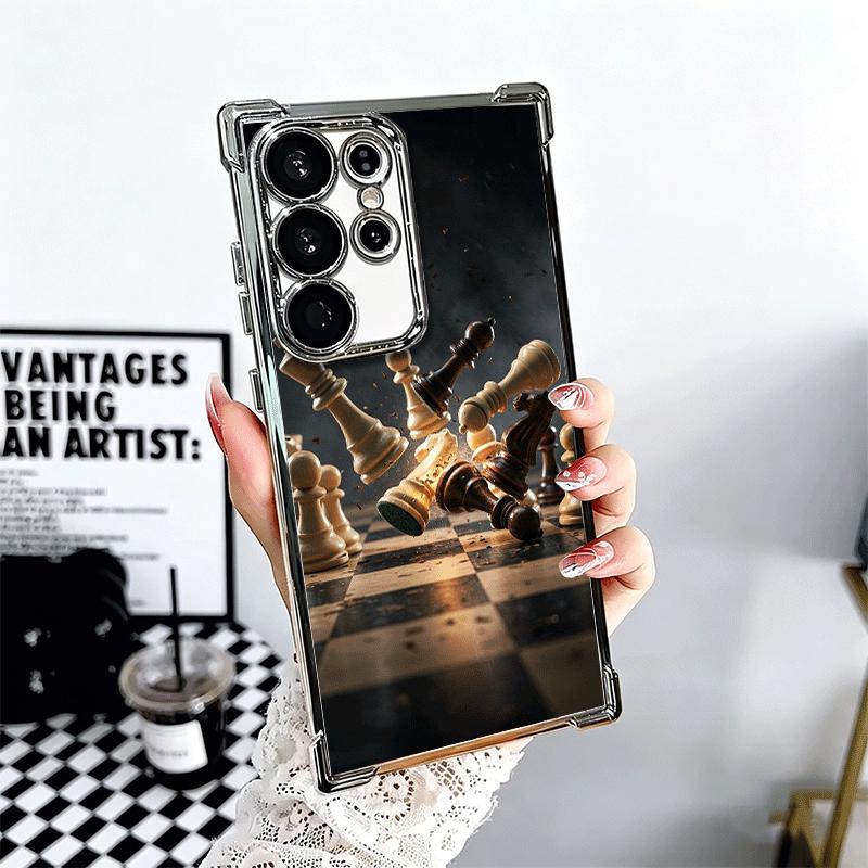Competitive Chess Game Plating Phone Case For Samsung Galaxy S24 S25 FE S26 Edge S23 Ultra S22 S21 Plus S20 Anti-Fall Airabag Co Samsung S25 FE
Competitive Chess Game Plating Phone Case For Samsung Galaxy S24 S25 FE S26 Edge S23 Ultra S22 S21 Plus S20 Anti-Fall Airabag Co Samsung S25 FE