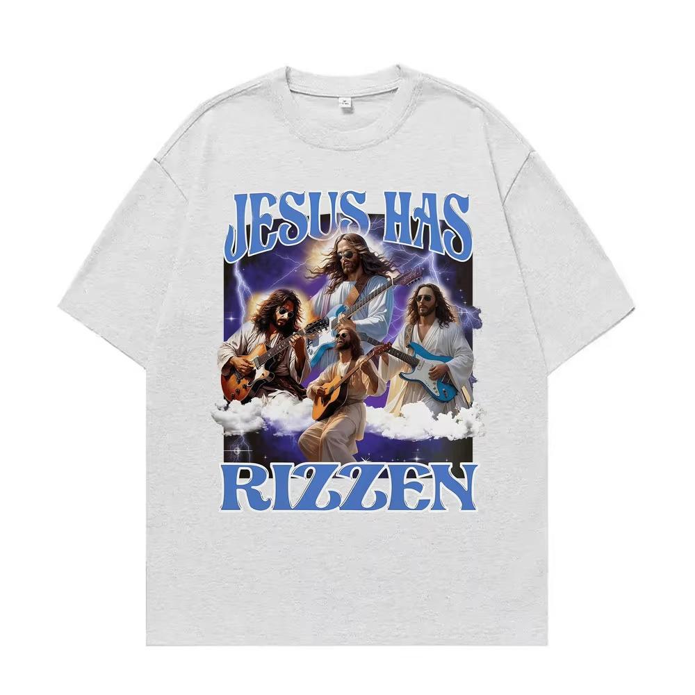 Funny Jesus Has Rizzen Vintage 90s Graphic T Shirts Unisex Women Fashion Hip Hop Short Sleeve Tshirt Cotton Cozy Oversized T Shirt 3XL
Funny Jesus Has Rizzen Vintage 90s Graphic T Shirts Unisex Women Fashion Hip Hop Short Sleeve Tshirt Cotton Cozy Oversized T Shirt 3XL