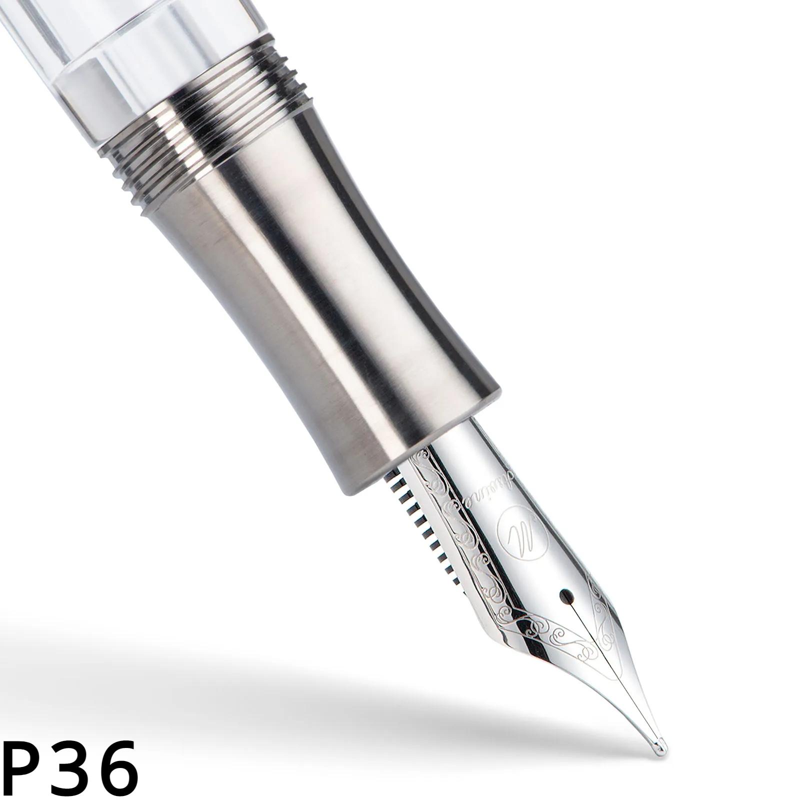 Asvine P36 Piston Filling Fountain Pen Luxury Titanium Acrylic Bock/Asvine EF/F/M Nib Stationery Office Writing School Supplies (as the picture,F)
Asvine P36 Piston Filling Fountain Pen Luxury Titanium Acrylic Bock/Asvine EF/F/M Nib Stationery Office Writing School Supplies (as the picture,F)