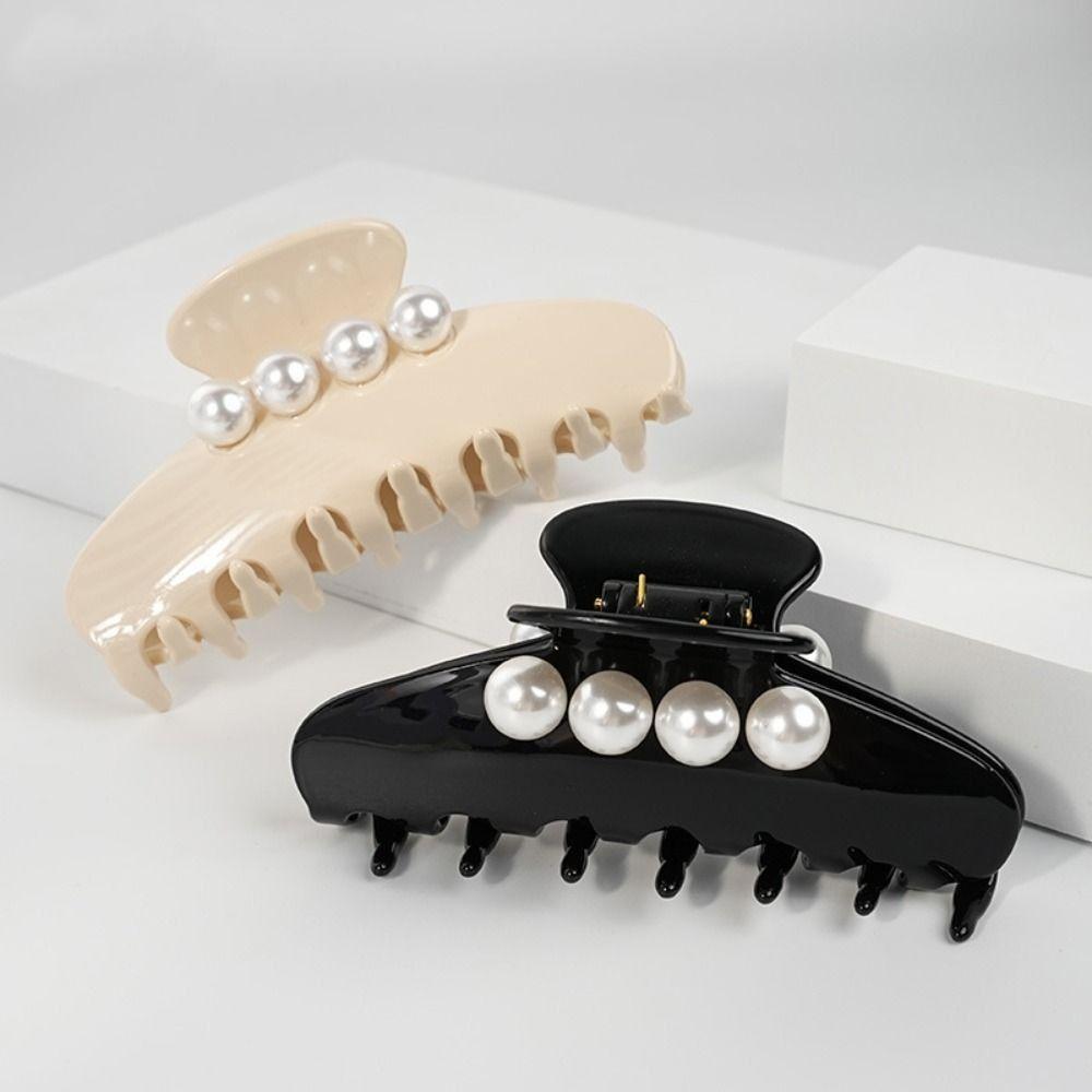 Hair Jewelry Ornament Big Pearl hair Grab Elegant Women Acetate Hair Clips for Girls білий
Hair Jewelry Ornament Big Pearl hair Grab Elegant Women Acetate Hair Clips for Girls білий
