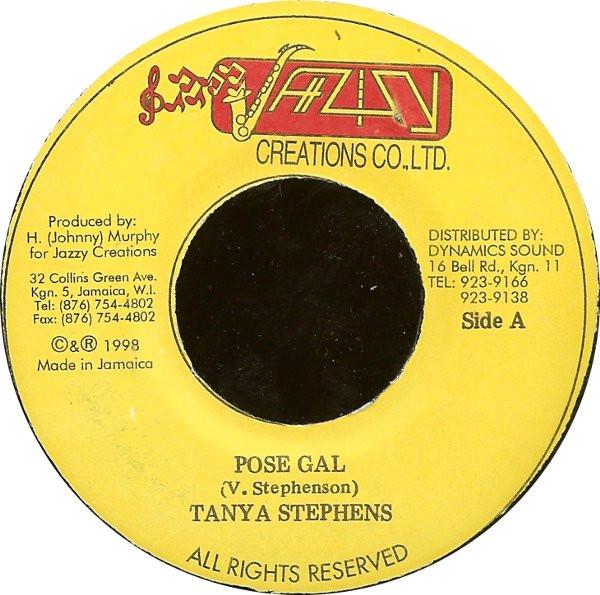 7inch Record TANYA STEPHENS / TOP CAT - Pose Gal / A Guy Go Bow NONE Jazzy Creations 1998 Jamaica Reggae, Ska & Dub Used
7inch Record TANYA STEPHENS / TOP CAT - Pose Gal / A Guy Go Bow NONE Jazzy Creations 1998 Jamaica Reggae, Ska & Dub Used