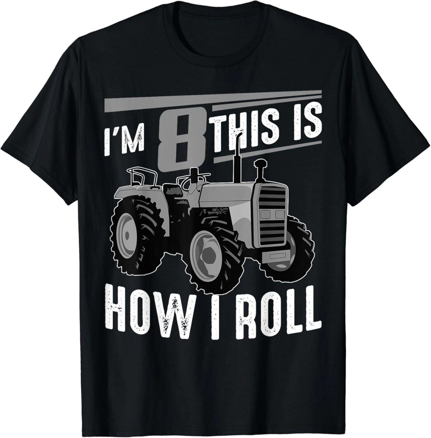 Funny Tractor 8th Birthday Gift _ Cute 8 Years Old Boy Girl Gift Unisex T-Shirt M
Funny Tractor 8th Birthday Gift _ Cute 8 Years Old Boy Girl Gift Unisex T-Shirt M