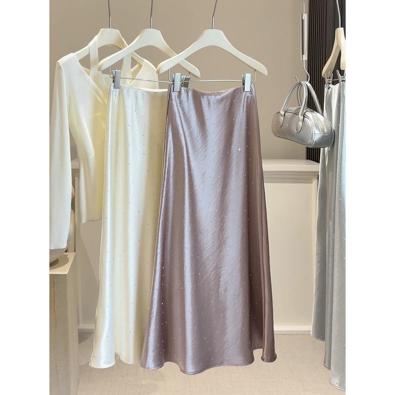 Tall Acetate Satin Hot Diamond Skirt Women s Spring New French High Waist Skinny Hips Fish Tail Dress XL фіолетовий
Tall Acetate Satin Hot Diamond Skirt Women s Spring New French High Waist Skinny Hips Fish Tail Dress XL фіолетовий