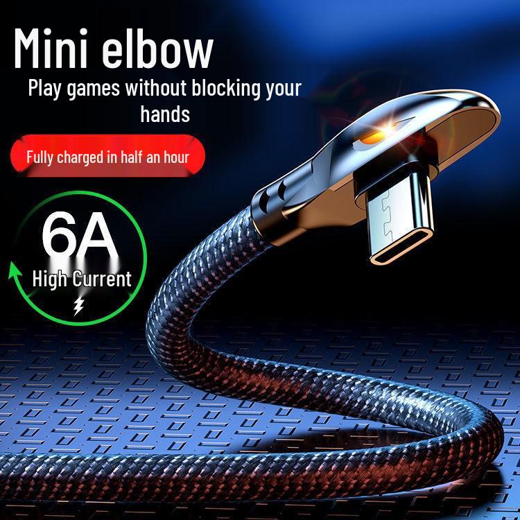 Desert Eagle Mobile Game Elbow Data Cable for Apple, Android, Huawei Type-C Chargers 1.2m Android
Desert Eagle Mobile Game Elbow Data Cable for Apple, Android, Huawei Type-C Chargers 1.2m Android
