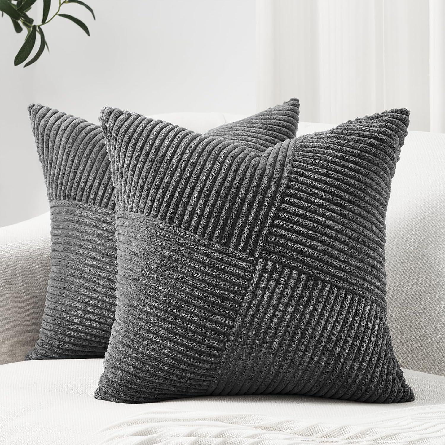 Corduroy Twill Patchwork Cushion Cover 45x45 cm
Corduroy Twill Patchwork Cushion Cover 45x45 cm