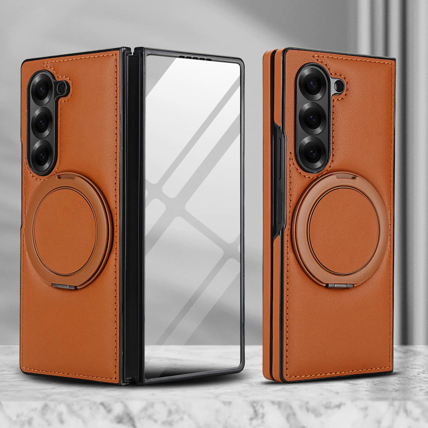 PU Leather Cases for Samsung Galaxy Z Fold 7/6/5/4/3 Built-in Screen Protector Cover Magnetic 360 Rotatable Ring Stand holder For Galaxy Z Fold 7 коричневий
PU Leather Cases for Samsung Galaxy Z Fold 7/6/5/4/3 Built-in Screen Protector Cover Magnetic 360 Rotatable Ring Stand holder For Galaxy Z Fold 7 коричневий
