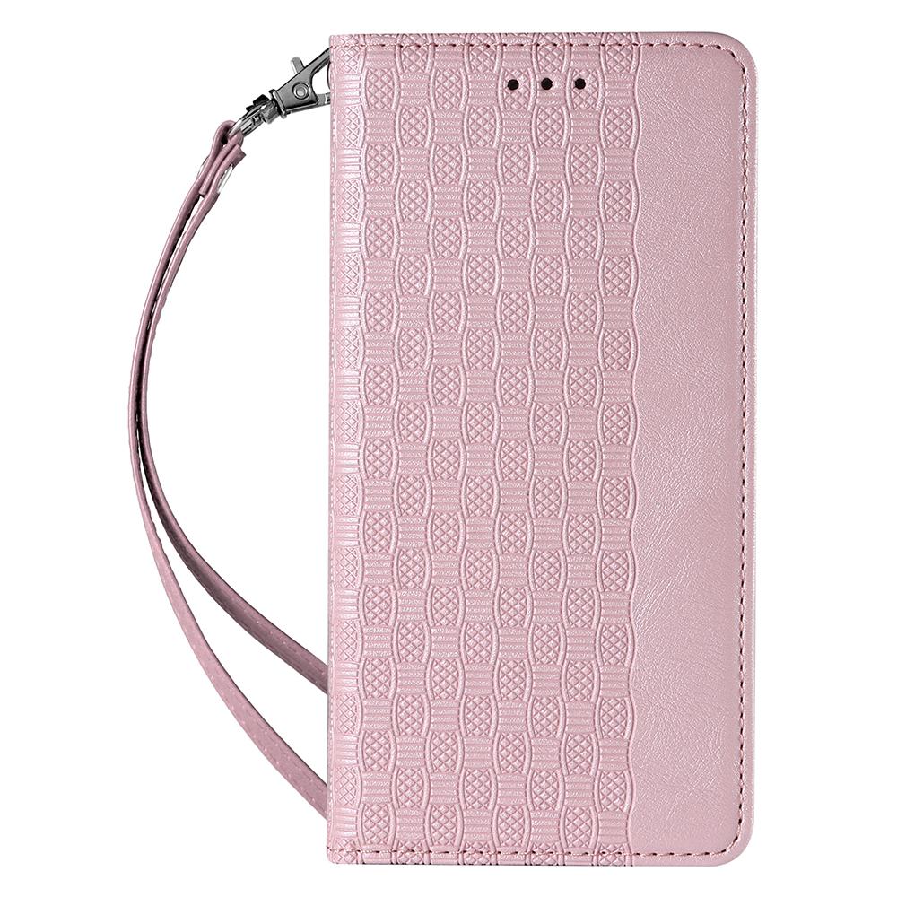 For Samsung Galaxy S21 FE 5G Imprinted Pattern Strong Magnetic Closure Phone Case Shockproof Flip PU Leather Wallet Stand Cover with Hand Strap Rose Gold
For Samsung Galaxy S21 FE 5G Imprinted Pattern Strong Magnetic Closure Phone Case Shockproof Flip PU Leather Wallet Stand Cover with Hand Strap Rose Gold