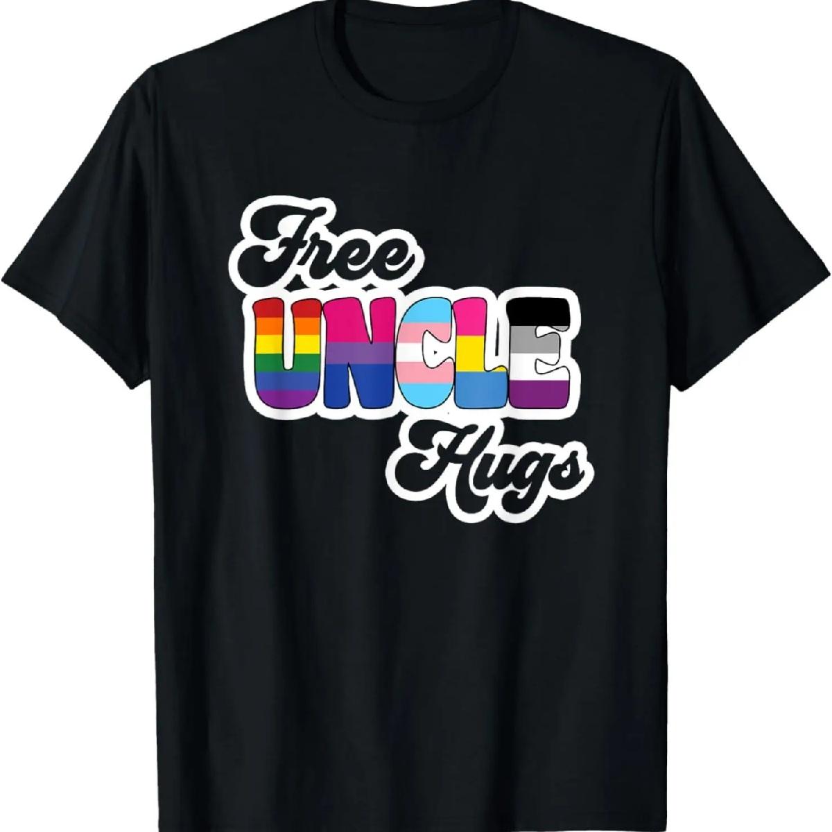 Free Uncle Hugs LGBT Pride LGBTQ Gay Pride Transgender Bi T-Shirt XXXXXL різнокольоровий
Free Uncle Hugs LGBT Pride LGBTQ Gay Pride Transgender Bi T-Shirt XXXXXL різнокольоровий