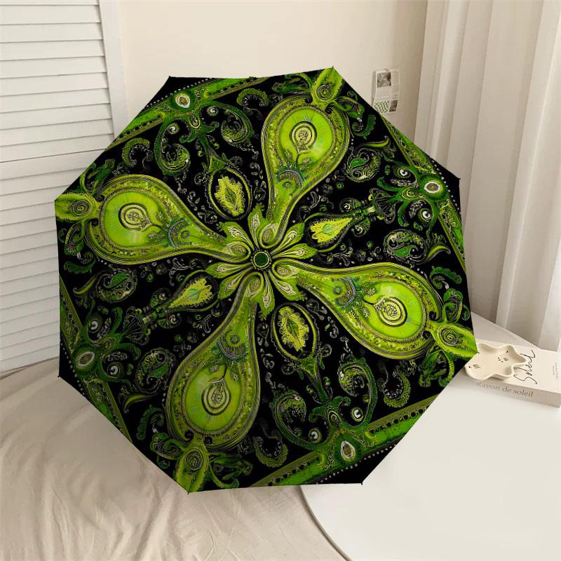 1PC Green Paisley Umbrella-8-Rib Reinforced Portable Folding Travel Suitable for All Seasons Outdoor Daily Use Is an Ideal Choice -K0341
1PC Green Paisley Umbrella-8-Rib Reinforced Portable Folding Travel Suitable for All Seasons Outdoor Daily Use Is an Ideal Choice -K0341
