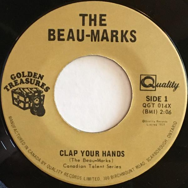 7inch Record BEAU MARKS - Clap Your Hands / Billy, Billy Went QGT014X Quality - Canada Rock Used
7inch Record BEAU MARKS - Clap Your Hands / Billy, Billy Went QGT014X Quality - Canada Rock Used