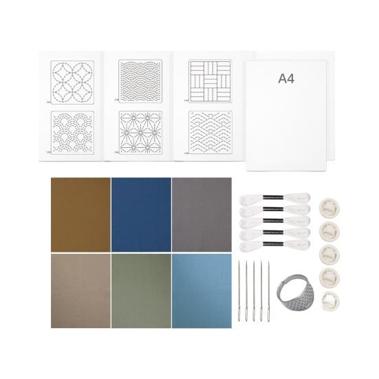 Набор для вышивки Сашико Водорастворимая ткань Иглы Нитки Напёрсток DIY Стартовый набор Сашико для начинающих Ручная стежка и вышивка C
Набор для вышивки Сашико Водорастворимая ткань Иглы Нитки Напёрсток DIY Стартовый набор Сашико для начинающих Ручная стежка и вышивка C